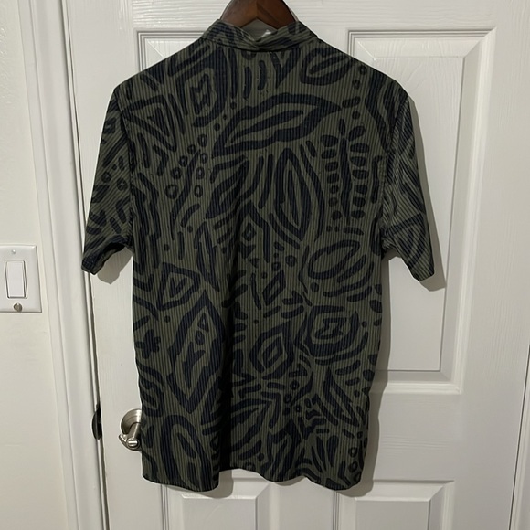 Roark Green Patterned Bless Up Shirt (Men’s M) - Picture 4 of 4